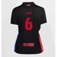 Fotbalové Dres Barcelona Paez Gavi #6 Dámské Venkovní 2024-25 Krátký Rukáv